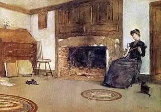Childe Hassam, A Familier Tune, vers 1880