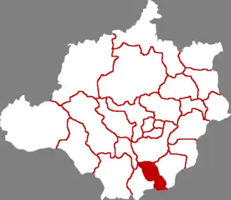 Localisation de Bóyě Xiàn
