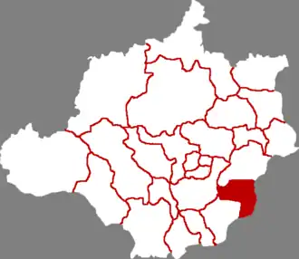 Localisation de Gāoyáng Xiàn