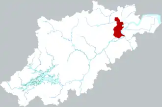 Localisation de Xīhú qū