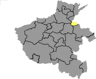 Localisation de Lánkǎo Xiàn