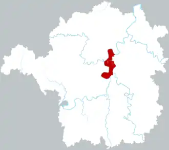 Localisation de Zhūhuī Qū
