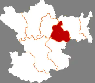 Localisation de Chéng Xiàn