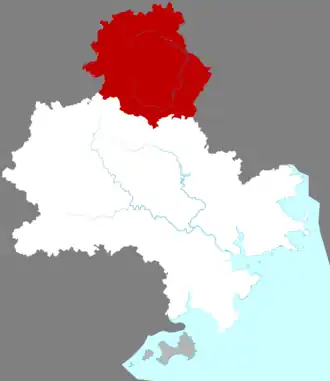 Localisation de Déhuà Xiàn