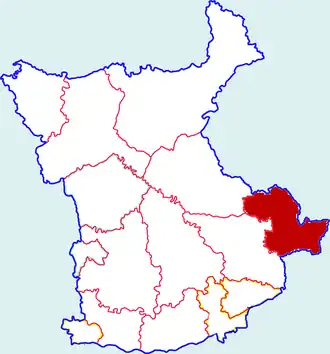 Localisation de Sānyuán Xiàn