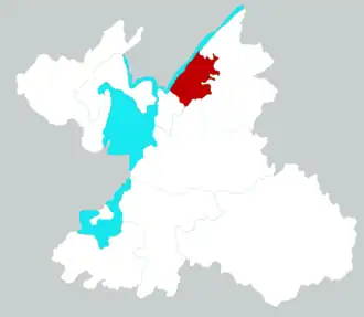 Localisation de Yúnxī Qū