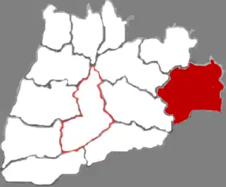 Localisation de Yuánqǔ Xiàn