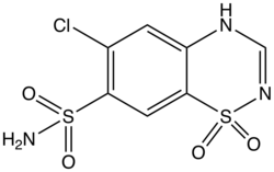 Image illustrative de l’article Chlorothiazide
