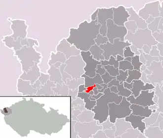 Localisation de Chlum Svaté Maří