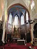 Vue du chœur et du maître-autel de Buisine