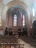 Chœur de l'église Saint-Michel à Lagrasse.