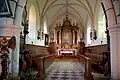 Le chœur de l'église Saint-Vincent.