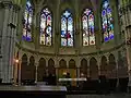 Le chœur de l'église de Montenay.