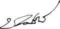Signature de Chonlanan Srikaewชลน่าน ศรีแก้ว