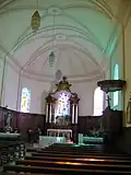 Intérieur de l'église.