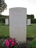 Tombe de Jack Banks, 16 ans.