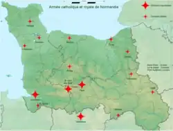 Organisation de la chouannerie normande.