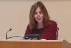 Description de l'image Chris Kraus, Royal College of Art, 2015.png.