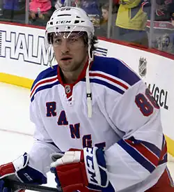 Description de l'image Chris Mueller - New York Rangers.jpg.