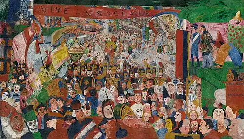 L'Entrée du Christ à Bruxelles, 1888