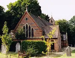 Christ Church, Emery Down, New Forest, église classée Grade 2, de 1864.