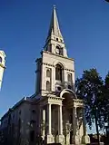 Christ Church Spitalfields (1714–29), façade ouest.