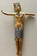Christ sur la croix (fin XIIe siècle, Musée du Louvre).