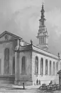 L'église au XIXe&nbsp;siècle.