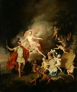 Vénus remet à Énée l'armure forgée par Vulcain, 1766, Collections nationales de Dresde.