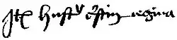 signature de Christine Abrahamsdotter