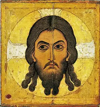 Sainte-Face (Novgorod).Galerie Tretiakov.
