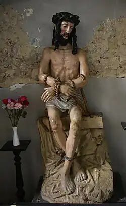 Christ sur la pierre froide.