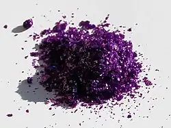 Image illustrative de l’article Chlorure de chrome(III)