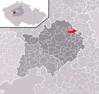 Localisation de Chrustenice