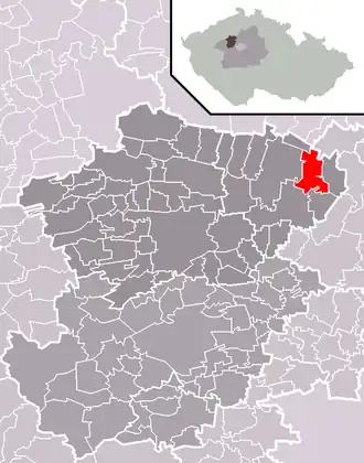 Localisation de Chržín