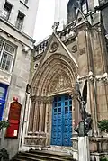 Portail XIXe&nbsp;siècle de l'église.