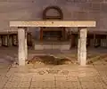 Autel avec la mosaïque d'origine