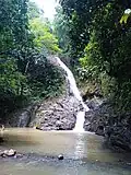 Bassin de baignade de la chute.