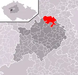 Localisation de Chyňava