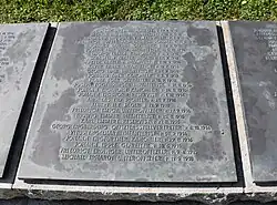 Plaque nominative.