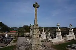 Vue du cimetière.