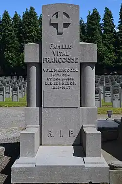 Tombe de la famille Vital Françoisse.