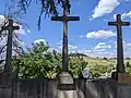 Calvaire dans le cimetière.