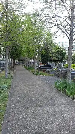Allée du Couchant, avril 2023.