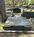 La sépulture d'Eugène Dessouliers.