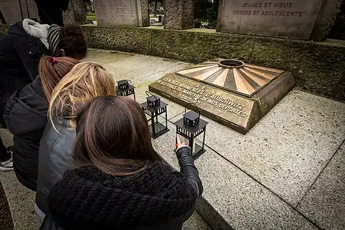 Cérémonie le 27 janvier 2015 à l’occasion du 70e&nbsp;anniversaire de la libération des camps.