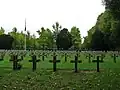 Carré militaire des soldats français.