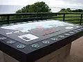 Table d'orientation - Belvédère sous le cimetière.