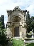 Mausolée de la famille  Chayes au cimetière juif dei Lupi (des Loups)
