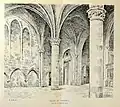 Intérieur, vue vers l'ouest (avant 1910).